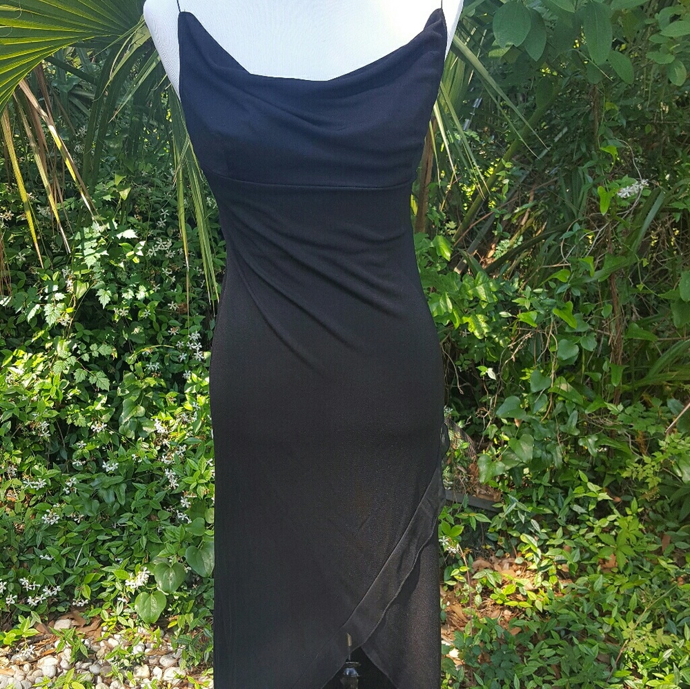 Black formal dress/Black Prom dress/dinner dress